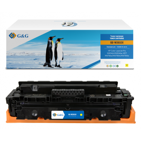 Cartridge G&G 415X для HP CLJ M454/M479, с чипом (6 000стр.), желтый (аналог W2032X) в Москве Cartridge G&G 415X для HP CLJ M454/M479, с чипом (6 000стр.), желтый (аналог W2032X) в Москве