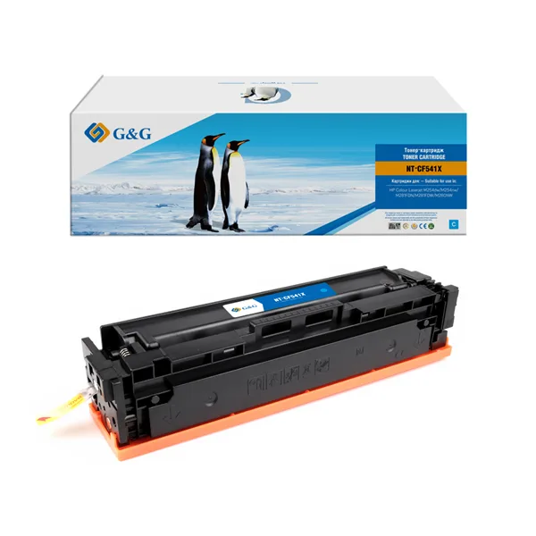 Cartridge G&G 203X для HP CLJ M254/M280/M281, с чипом (2500стр.), голубой (аналог CF541X)