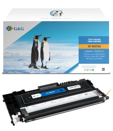 Cartridge G&G 117A для HP CLJ 179/178/150, с чипом (1 000стр.), черный (аналог W2070A) в России Cartridge G&G 117A для HP CLJ 179/178/150, с чипом (1 000стр.), черный (аналог W2070A) в России