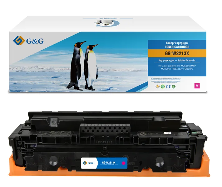 Cartridge G&G 207X для HP CLJ M255/M282/M283, с чипом (2450стр.), пурпурный (аналог W2213X) в России Cartridge G&G 207X для HP CLJ M255/M282/M283, с чипом (2450стр.), пурпурный (аналог W2213X) в России