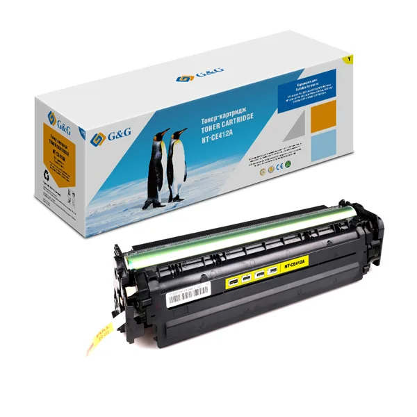 Cartridge G&G 305A для HP CLJ M351/M375/M451/M475, с чипом (2600стр.), желтый (аналог CE412A) в России Cartridge G&G 305A для HP CLJ M351/M375/M451/M475, с чипом (2600стр.), желтый (аналог CE412A) в России