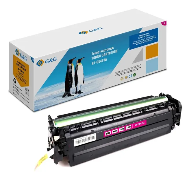 Cartridge G&G 305A для HP CLJ M351/M375/M451/M475, с чипом (2600), пурпурный (аналог CE413A) в России Cartridge G&G 305A для HP CLJ M351/M375/M451/M475, с чипом (2600), пурпурный (аналог CE413A) в России