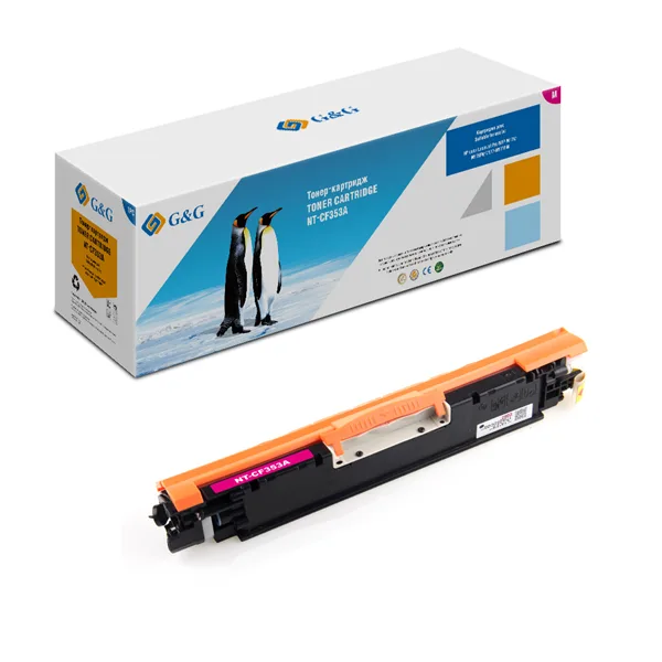 Cartridge G&G 130A для HP CLJ Pro M176/M177, с чипом (1 000), пурпурный (аналог CF353A) в России Cartridge G&G 130A для HP CLJ Pro M176/M177, с чипом (1 000), пурпурный (аналог CF353A) в России