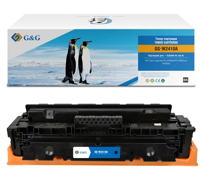 Cartridge G&G 216A для HP CLJ Pro M155;M182nw/M183fw, с чипом (1 050стр.), черный (аналог W2410A) в России Cartridge G&G 216A для HP CLJ Pro M155;M182nw/M183fw, с чипом (1 050стр.), черный (аналог W2410A) в России