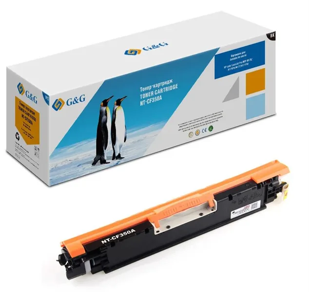 Cartridge G&G 130A для HP CLJ Pro M176/M177, с чипом (1 300стр.), черный (аналог CF350A) в России Cartridge G&G 130A для HP CLJ Pro M176/M177, с чипом (1 300стр.), черный (аналог CF350A) в России
