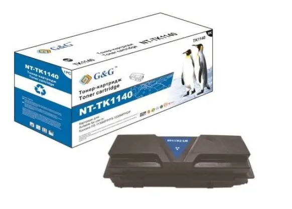 G&G toner cartridge for Kyocera FS-1135MFP/M2035DN/M2535DN 7 200 pages with chip TK-1140 1T02ML0NLC гарантия 12 мес. в России G&G toner cartridge for Kyocera FS-1135MFP/M2035DN/M2535DN 7 200 pages with chip TK-1140 1T02ML0NLC гарантия 12 мес. в России
