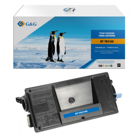 G&G toner cartridge for Kyocera P3045dn/P3050dn/P3055dn/P3060dn/P3145dn/P3150dn/P3155dn/P3260dn/M3145dn/M3645dn/M3860idn/M3860idnf 12 500 pages with chip TK-3160 1T02T90NL1 в Москве G&G toner cartridge for Kyocera P3045dn/P3050dn/P3055dn/P3060dn/P3145dn/P3150dn/P3155dn/P3260dn/M3145dn/M3645dn/M3860idn/M3860idnf 12 500 pages with chip TK-3160 1T02T90NL1 в Москве