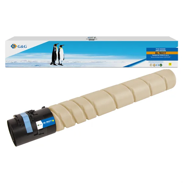 G&G toner-cartridge for Konica Minolta bizhub C227/bizhub C287 yellow without chip 21000 pages TN-221Y A8K3250 гарантия 12 мес. в России G&G toner-cartridge for Konica Minolta bizhub C227/bizhub C287 yellow without chip 21000 pages TN-221Y A8K3250 гарантия 12 мес. в России