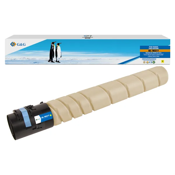 G&G toner-cartridge for Konica Minolta bizhub C224e/C284/C284e/C364/C364e yellow without chip 25000 pages TN-321Y A33K250 гарантия 12 мес. в России G&G toner-cartridge for Konica Minolta bizhub C224e/C284/C284e/C364/C364e yellow without chip 25000 pages TN-321Y A33K250 гарантия 12 мес. в России