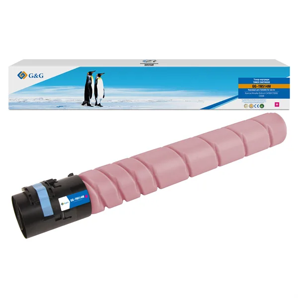 G&G toner-cartridge for Konica Minolta bizhub C458/C558/C658 with chip magenta 26000 pages TN-514M A9E8350 гарантия 12 мес. в России G&G toner-cartridge for Konica Minolta bizhub C458/C558/C658 with chip magenta 26000 pages TN-514M A9E8350 гарантия 12 мес. в России
