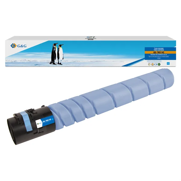 G&G toner-cartridge for Konica Minolta bizhub C458/C558/C658 with chip cyan 26000 pages TN-514C A9E8450 гарантия 12 мес. в России G&G toner-cartridge for Konica Minolta bizhub C458/C558/C658 with chip cyan 26000 pages TN-514C A9E8450 гарантия 12 мес. в России