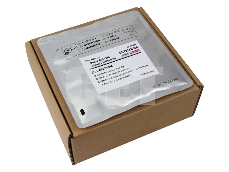 Девелопер для KONICA MINOLTA Bizhub C224/C284/C364/C454/C554 (CET) Magenta, 210г/пак, 590000 стр., CET8127