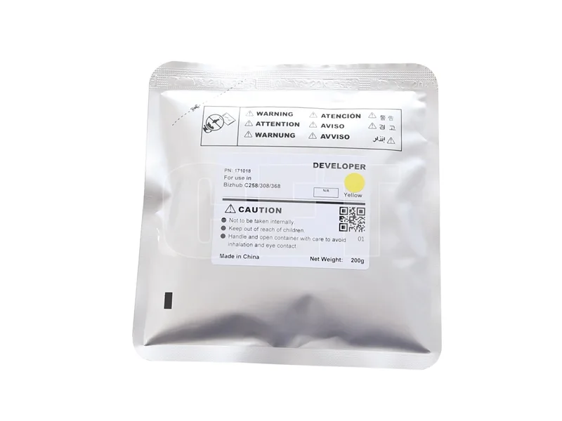 Девелопер для KONICA MINOLTA Bizhub C258/C308/C368 (CET) Yellow, 200г, 600000 стр., CET171018 в России Девелопер для KONICA MINOLTA Bizhub C258/C308/C368 (CET) Yellow, 200г, 600000 стр., CET171018 в России