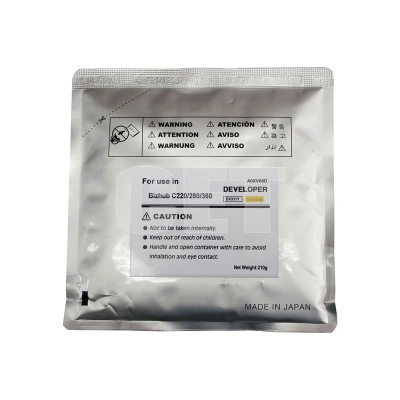 Девелопер для KONICA MINOLTA Bizhub C220/C280/C360 (CET) Yellow, 210г/пак, 114000 стр., CET8435