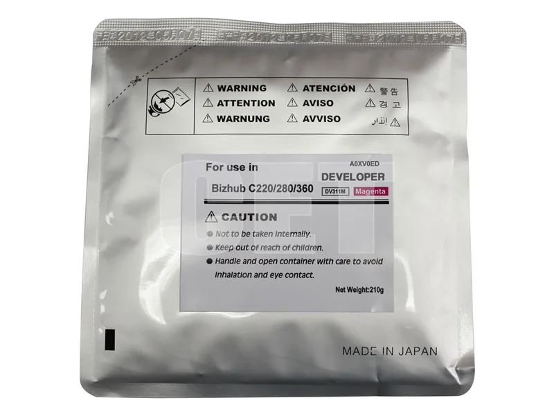 Девелопер для KONICA MINOLTA Bizhub C220/C280/C360 (CET) Magenta, 210г/пак, 114000 стр., CET8434 в России Девелопер для KONICA MINOLTA Bizhub C220/C280/C360 (CET) Magenta, 210г/пак, 114000 стр., CET8434 в России