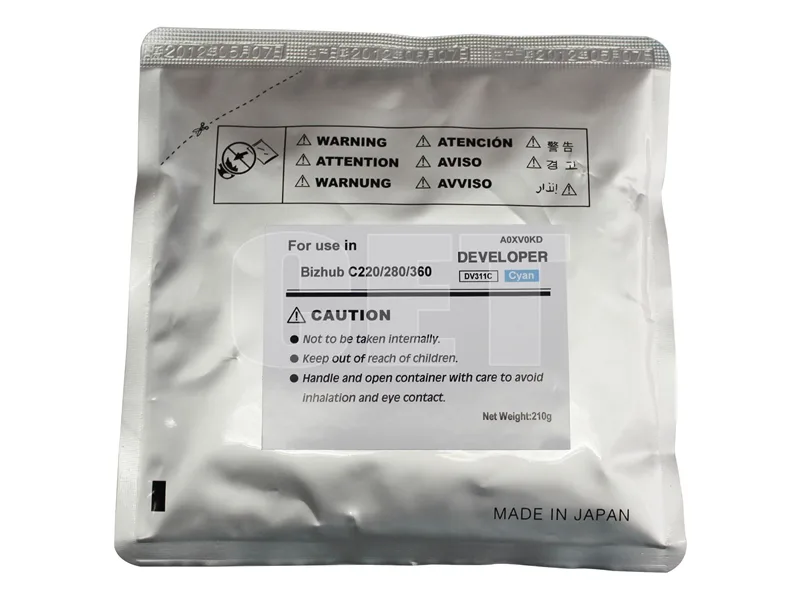 Девелопер для KONICA MINOLTA Bizhub C220/C280/C360 (CET) Cyan, 210г/пак, 114000 стр., CET8433 в России Девелопер для KONICA MINOLTA Bizhub C220/C280/C360 (CET) Cyan, 210г/пак, 114000 стр., CET8433 в России
