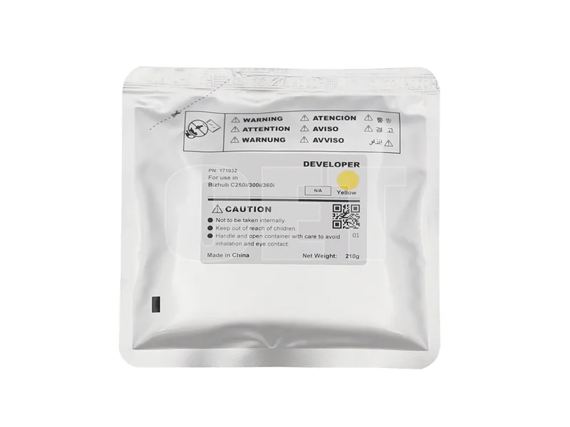 Девелопер для KONICA MINOLTA Bizhub C250i/300i/360i (CET) Yellow, 210г, 1000000 стр., CET171032 в России Девелопер для KONICA MINOLTA Bizhub C250i/300i/360i (CET) Yellow, 210г, 1000000 стр., CET171032 в России