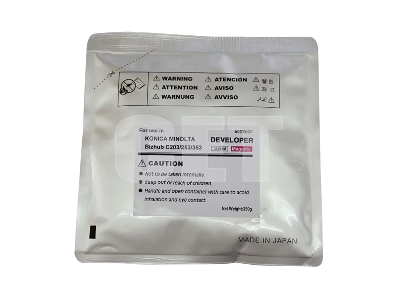 Девелопер для KONICA MINOLTA Bizhub C200/C203/C253/C353 (CET) Magenta, 250г/пак, 75000 стр., CET6826 в России Девелопер для KONICA MINOLTA Bizhub C200/C203/C253/C353 (CET) Magenta, 250г/пак, 75000 стр., CET6826 в России