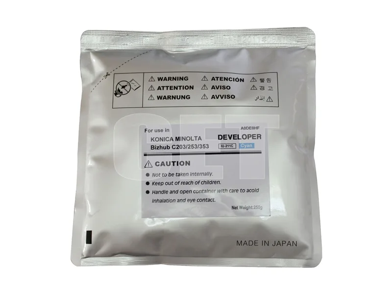 Девелопер для KONICA MINOLTA Bizhub C200/C203/C253/C353 (CET) Cyan, 250г/пак, 75000 стр., CET6824 в России Девелопер для KONICA MINOLTA Bizhub C200/C203/C253/C353 (CET) Cyan, 250г/пак, 75000 стр., CET6824 в России