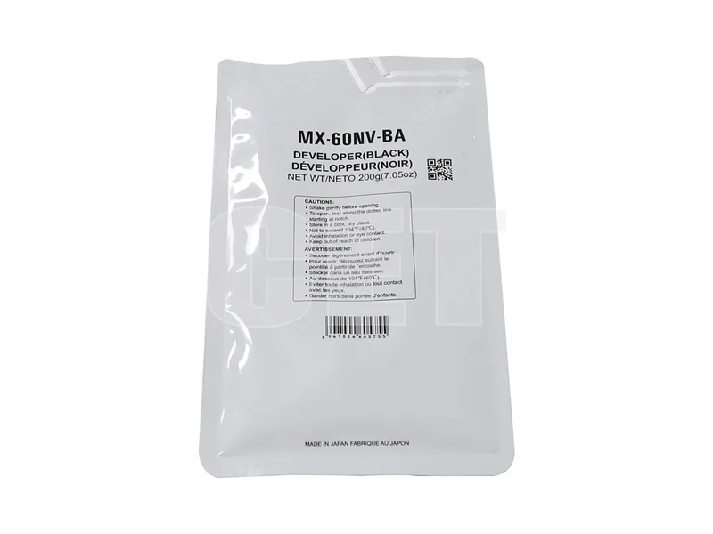 Девелопер MX-60NVBA для SHARP MX-3050N/4050N/5070N/C3081R/C5081D (CET) Black, 200г, 500000 стр., CET171009 в России Девелопер MX-60NVBA для SHARP MX-3050N/4050N/5070N/C3081R/C5081D (CET) Black, 200г, 500000 стр., CET171009 в России