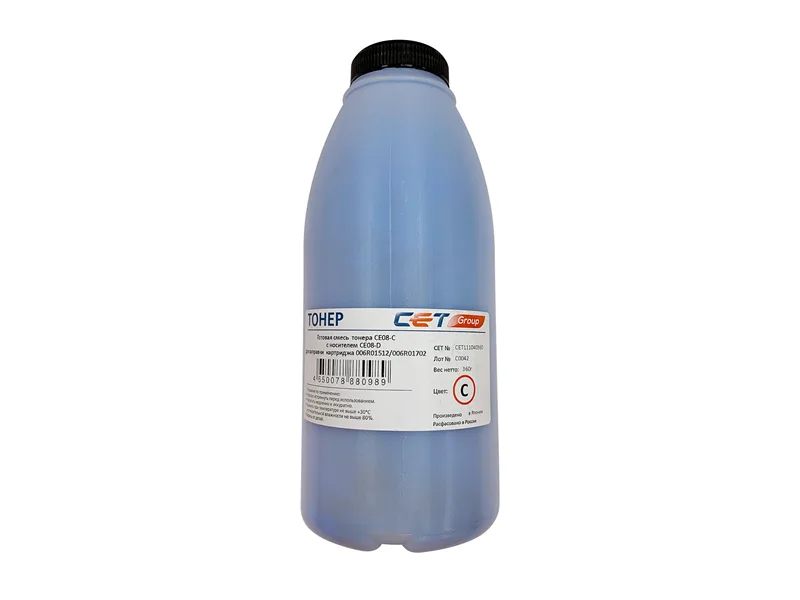 Тонер CE08-C(CPT)+носитель CE08-D для XEROX AltaLink C8045/8030/8035, WorkCentre 7830 (Japan) Cyan, 360г/бут, CET111040360 в России Тонер CE08-C(CPT)+носитель CE08-D для XEROX AltaLink C8045/8030/8035, WorkCentre 7830 (Japan) Cyan, 360г/бут, CET111040360 в России