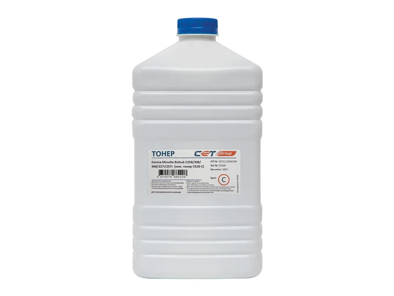 Тонер CE28-C (CPT) TN-324C/227C для KONICA MINOLTA Bizhub C258/308/368/227i/257i (Japan) Cyan, 500г/бут, CET111053C500, TN-324C/227C в России Тонер CE28-C (CPT) TN-324C/227C для KONICA MINOLTA Bizhub C258/308/368/227i/257i (Japan) Cyan, 500г/бут, CET111053C500, TN-324C/227C в России