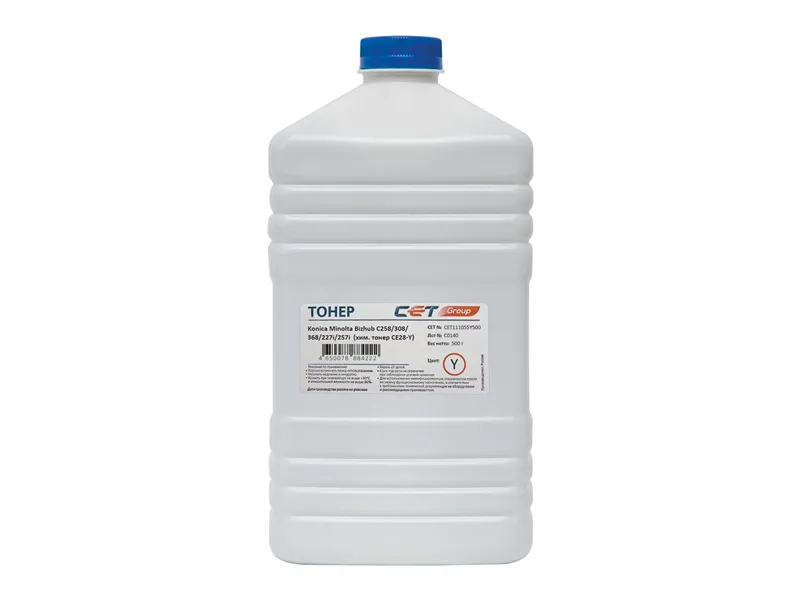 Тонер CE28-Y (CPT) TN-324Y/227Y для KONICA MINOLTA Bizhub C258/308/368/227i/257i (Japan) Yellow, 500г/бут, CET111055Y500, TN-324Y/227Y в России Тонер CE28-Y (CPT) TN-324Y/227Y для KONICA MINOLTA Bizhub C258/308/368/227i/257i (Japan) Yellow, 500г/бут, CET111055Y500, TN-324Y/227Y в России