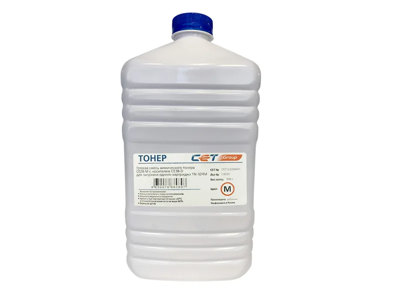 Тонер (CPT) + носитель CE28 TN-324M для KONICA MINOLTA Bizhub C258/308/368 (Japan) Magenta, 550г/бут, CET111054550, TN-324M в России Тонер (CPT) + носитель CE28 TN-324M для KONICA MINOLTA Bizhub C258/308/368 (Japan) Magenta, 550г/бут, CET111054550, TN-324M в России