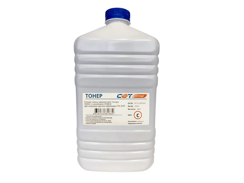 Тонер (CPT) + носитель CE28 TN-324C для KONICA MINOLTA Bizhub C258/308/368 (Japan) Cyan, 550г/бут, CET111053550, TN-324C в России Тонер (CPT) + носитель CE28 TN-324C для KONICA MINOLTA Bizhub C258/308/368 (Japan) Cyan, 550г/бут, CET111053550, TN-324C в России