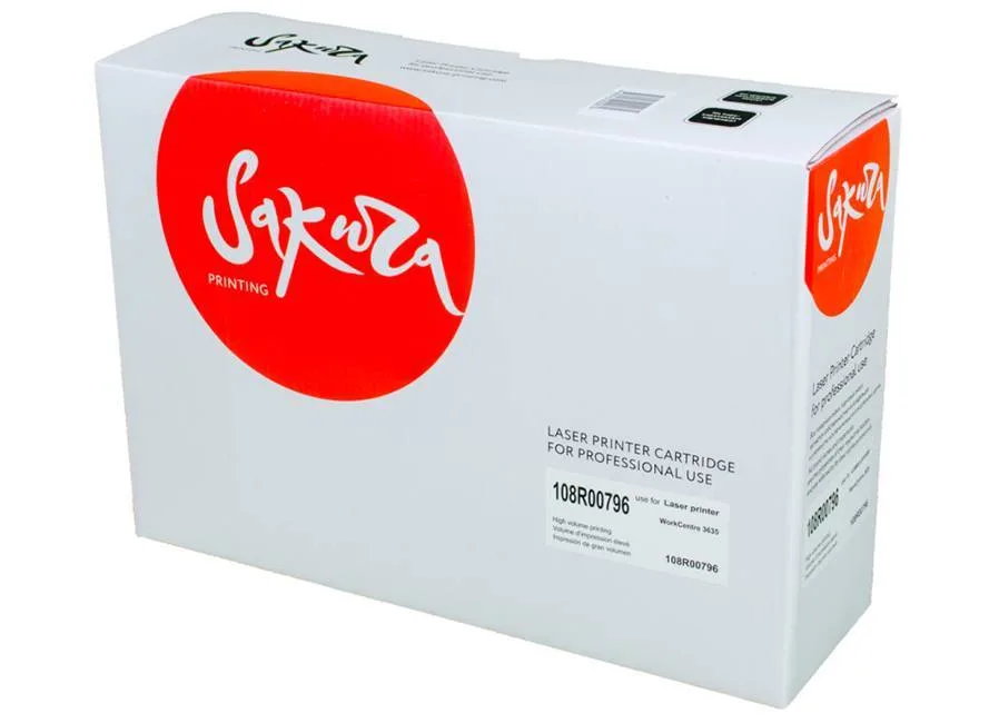 Картридж Sakura SA108R00796 (чёрный)
