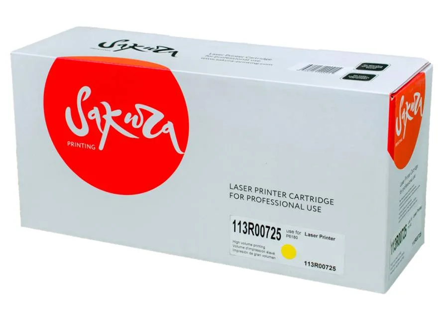 Картридж Sakura SA113R00725 (желтый)