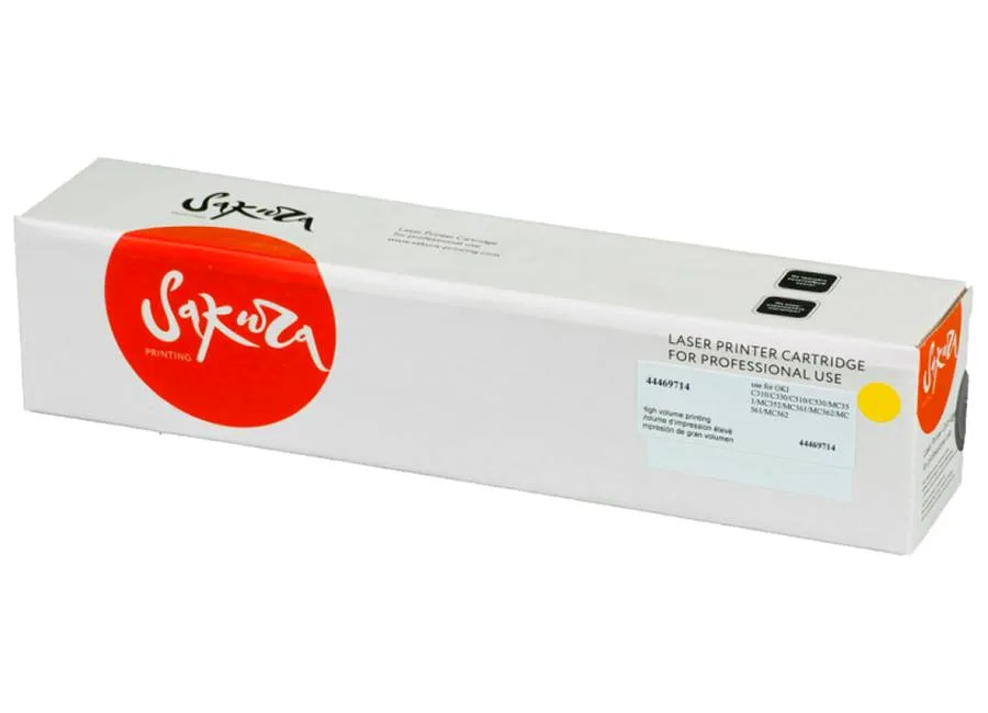Картридж Sakura SA44469714 (желтый)