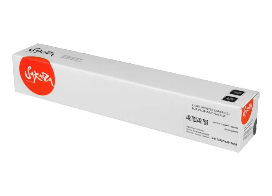 Картридж Sakura SA44917608/44917602 (чёрный)