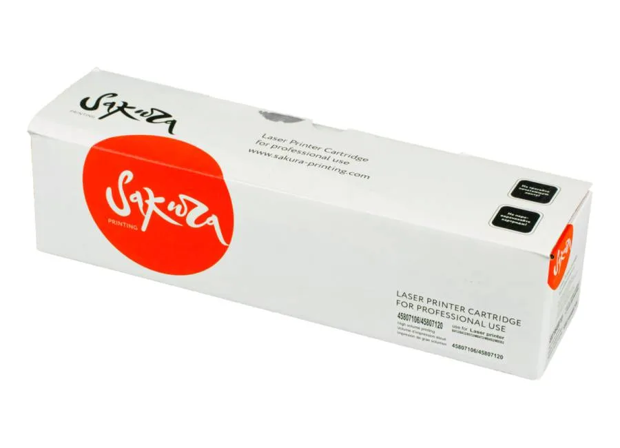 Картридж Sakura SA45807106/45807120 (чёрный)