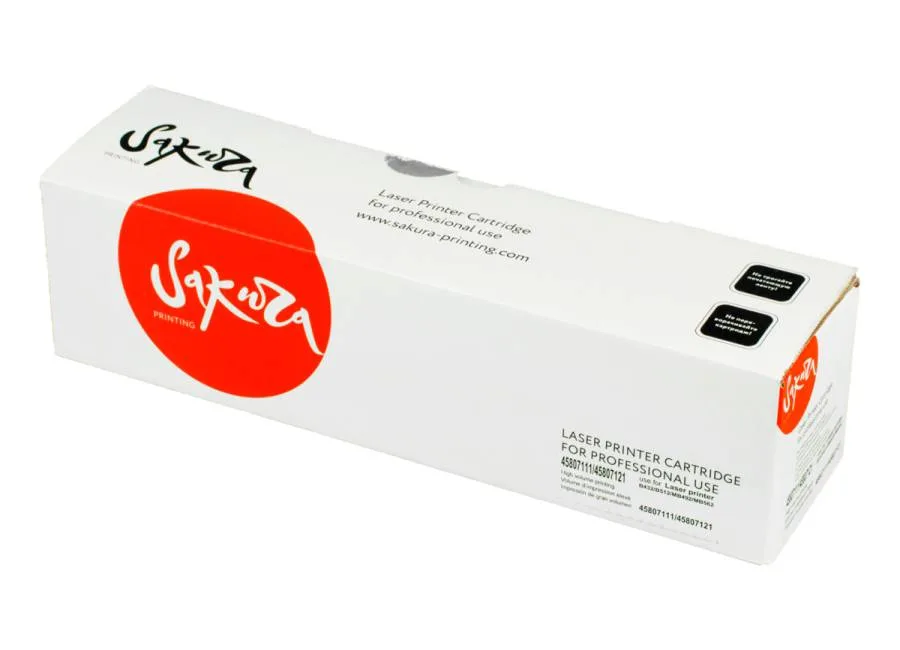 Картридж Sakura SA45807111/45807121 (чёрный)