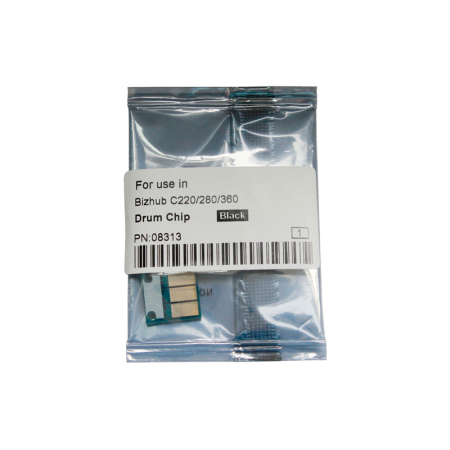 Чип драм-юнита для KONICA MINOLTA Bizhub C220/C280/C360 (CET) Black, (WW), 120000 стр., CET8313 в Москве Чип драм-юнита для KONICA MINOLTA Bizhub C220/C280/C360 (CET) Black, (WW), 120000 стр., CET8313 в Москве